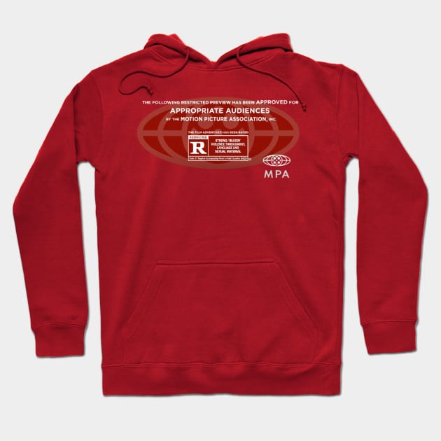 Red Band Trailer Warning Hoodie by Sudburied